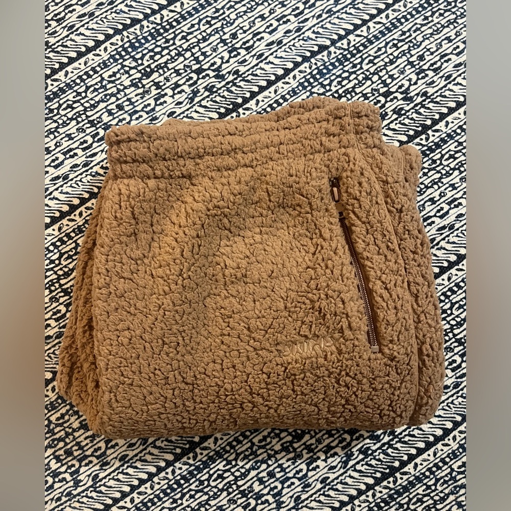 SKIMS Teddy Jogger in Tiger Eye- Size XL